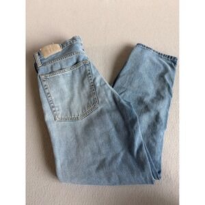 Everlane The Summer Slouch Jean Light Wash Organic Cotton Button Fly Size 27